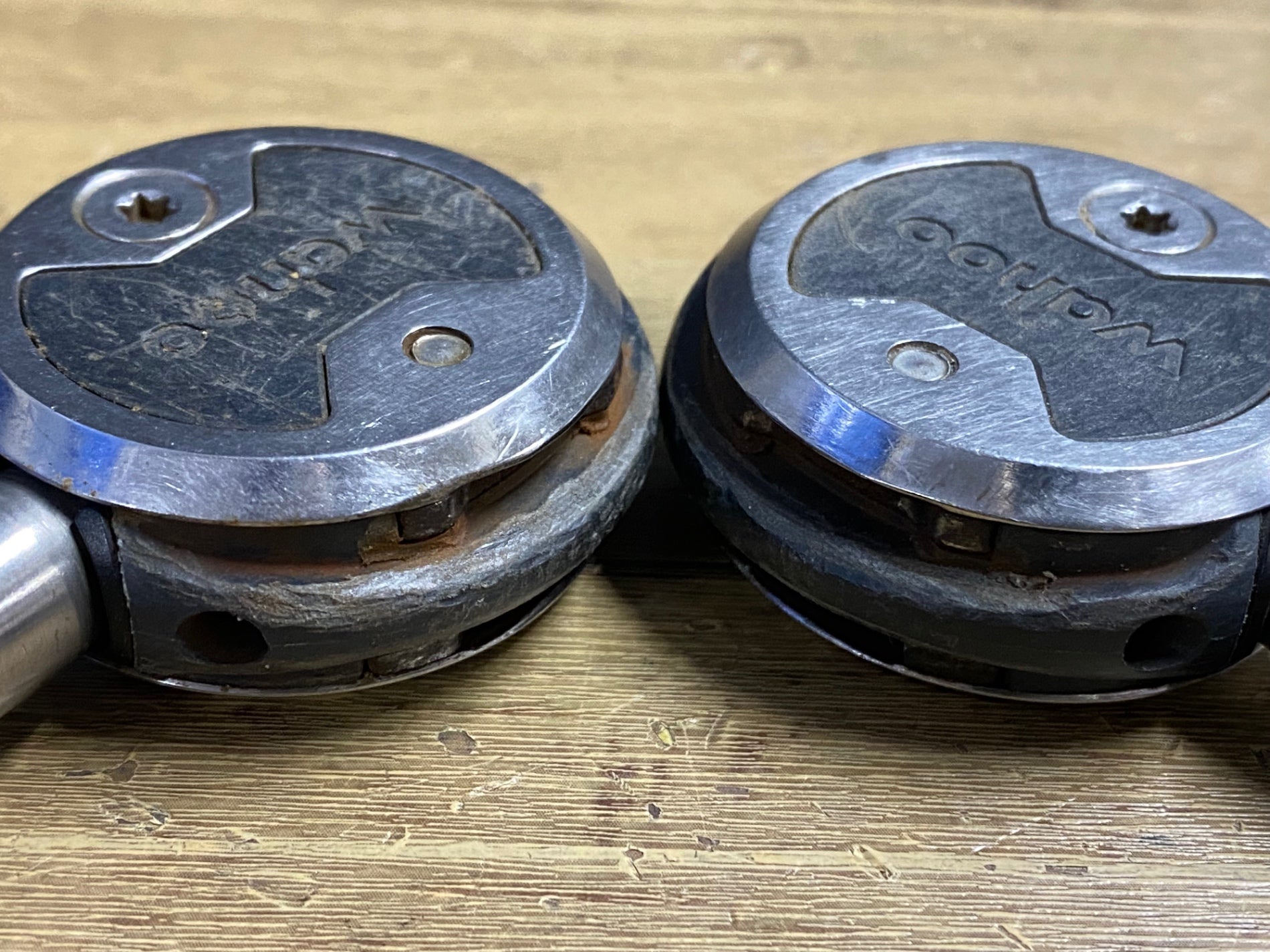 スピードプレイ　ナノ　ペダル　クリートセット　チタンシャフト　実測ペア162.4g　ビンディングペダル ワフースピードプレイナノペダル/スタンダードクリートセット【wahoo