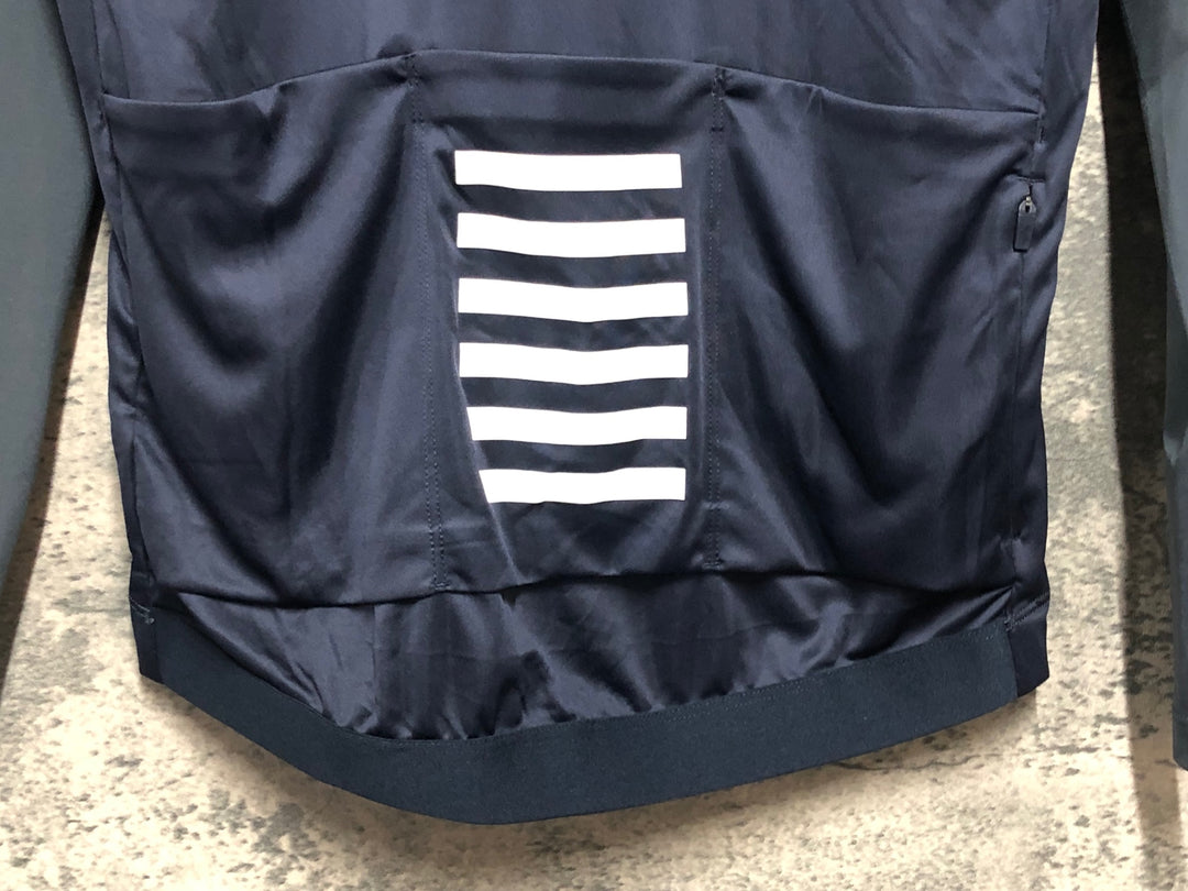 KM135 ラファ Rapha PRO TEAM LONG SLEEVE LIGHTWEIGHT JERSEY 長袖 サイクルジャージ 紺 L