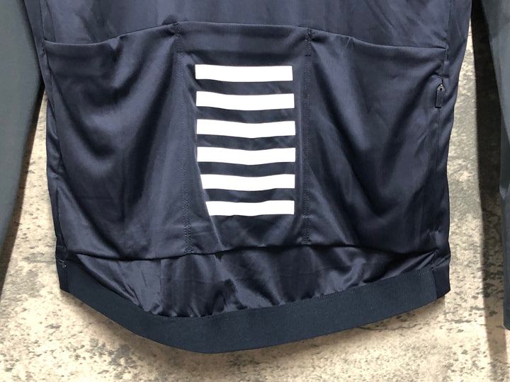 KM135 ラファ Rapha PRO TEAM LONG SLEEVE LIGHTWEIGHT JERSEY 長袖 サイクルジャージ 紺 L