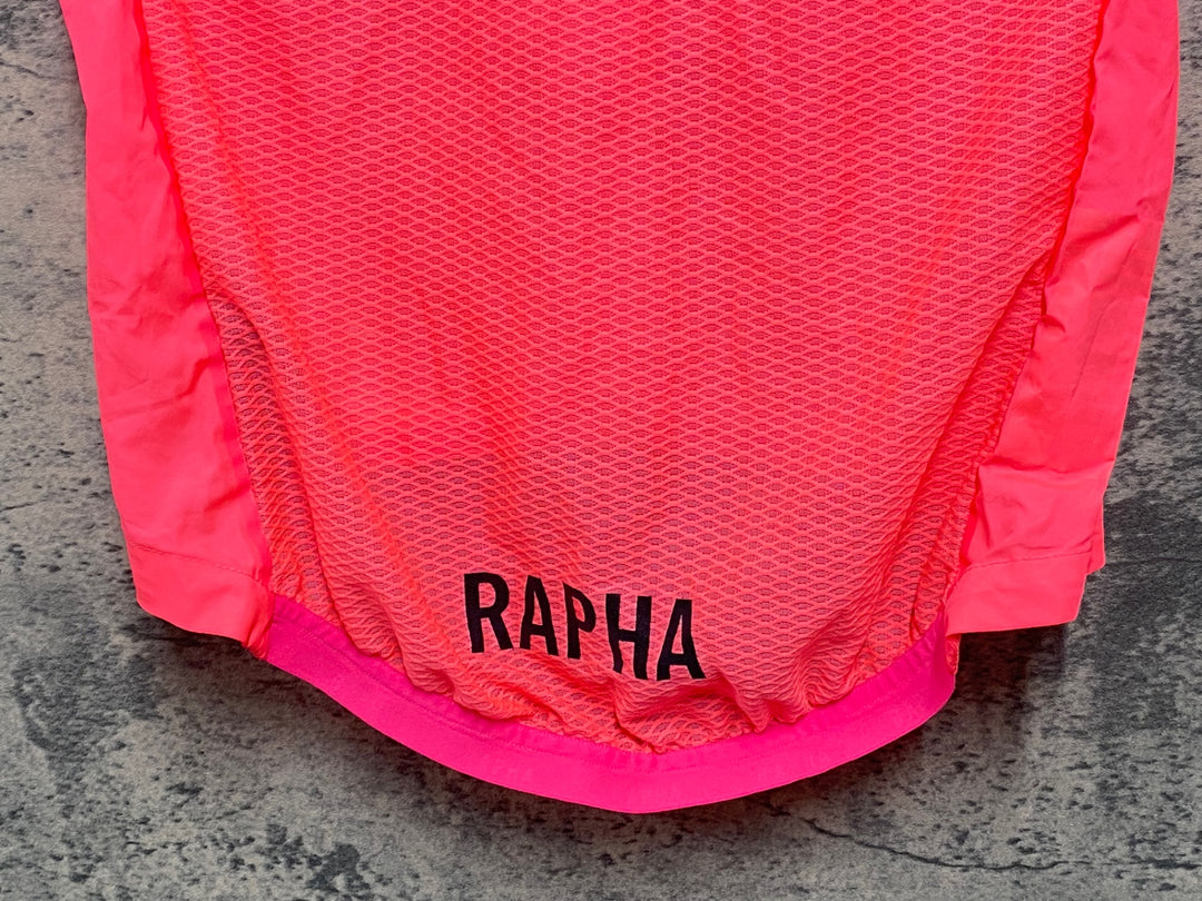 KE386 ラファ Rapha PRO TEAM LIGHTWEIGHT GILET HVP サイクルベスト ジレ XS ピンク