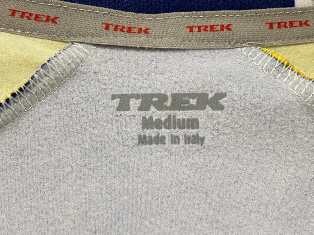 JG896 トレック TREK 長袖 サイクルジャージ 白青 M 裏起毛 ASTANA