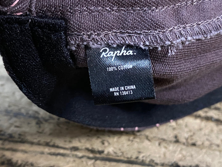 JV251 ラファ Rapha サイクルキャップ ブラウン ピンク ワンサイズ