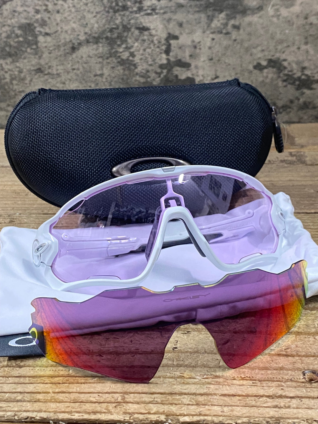 KM192 オークリー OAKLEY JAW BREAKER サングラス アイウェア 白