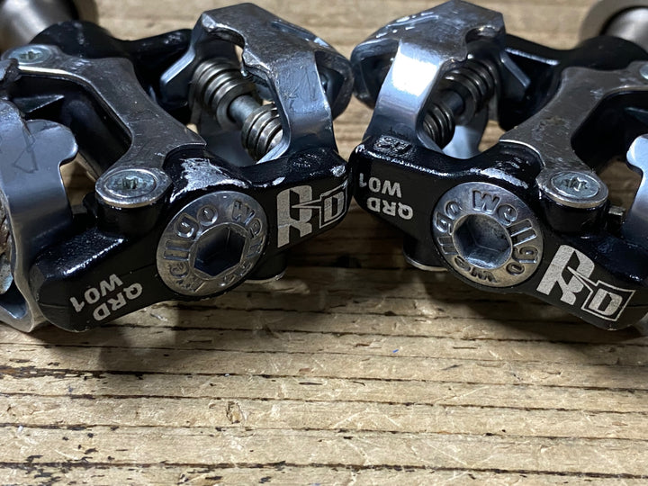 KB446 ウェルゴ wellgo QRD-W01 ビンディングペダル 黒 脱着式