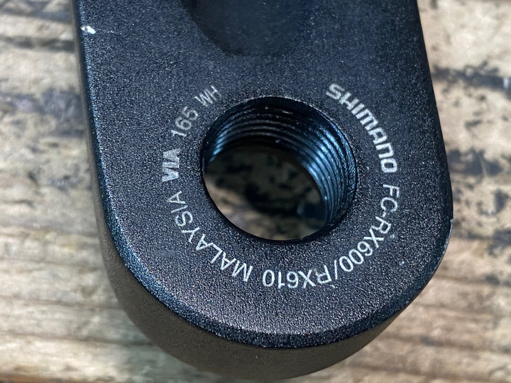 JI389 シマノ SHIMANO GRX FC-RX600 クランクセット 165mm 46/30T