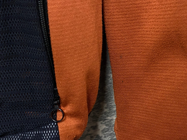 KA842 カフェドシクリステ Cafe du Cycliste AUDAX ZELIE 長袖 サイクルジャケット オレンジ XSサイズ