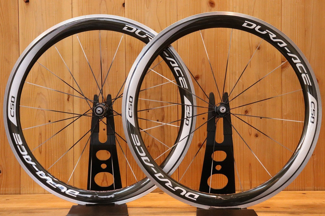 シマノ SHIMANO デュラエース DURA-ACE WH-9000 C50 CL アルミ カーボン クリンチャー ホイールセット シマノ 11S/12S 【芦屋店】