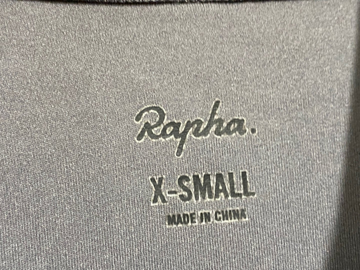 KE383 ラファ Rapha MENS SHORT SLEEVE CORE JERSEY 半袖 サイクルジャージ XS グレー 傷み多