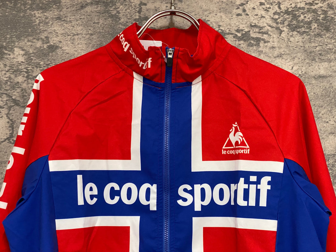 KG652 ルコックスポルティフ le coq sportif 長袖 ウィンドブレーカー 赤 S