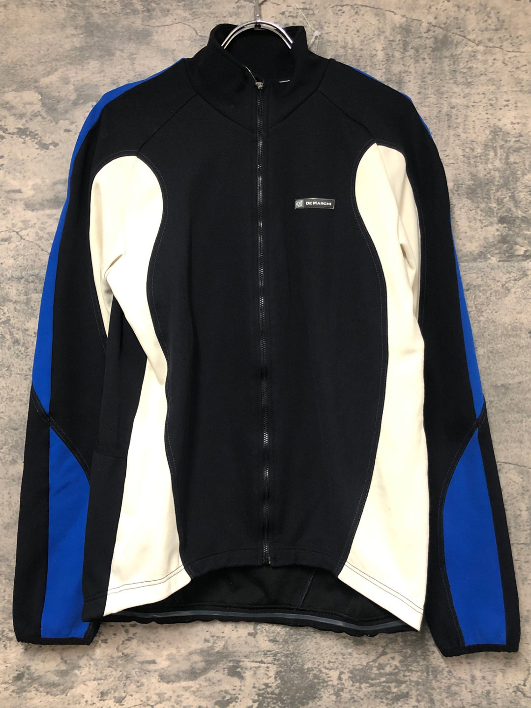 KD421 デマルキ DEMARCHI 長袖 サイクルジャケット 黒 M ※ジッパー取手破損