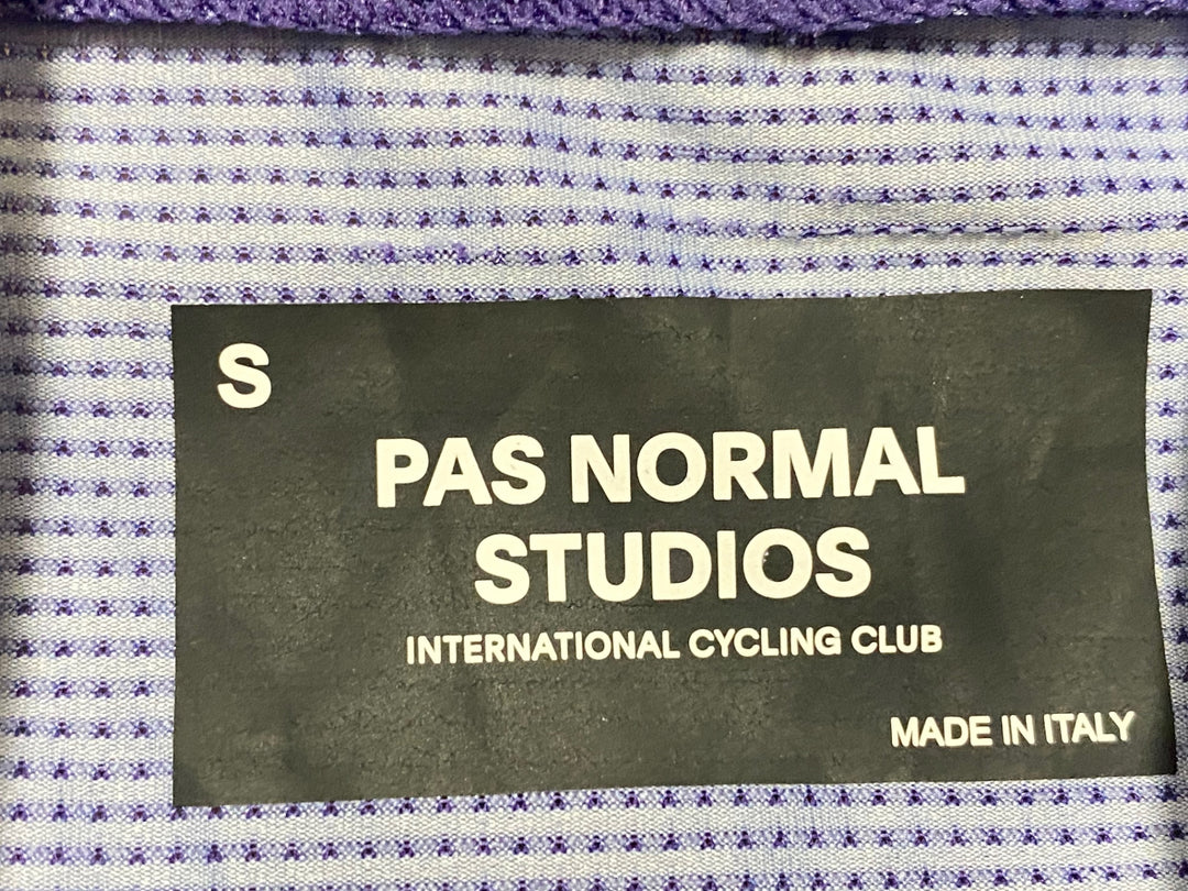 KJ287 パスノーマルスタジオ PAS NORMAL STUDIOS Men's Mechanism Jersey 半袖 サイクルジャージ 紫 S
