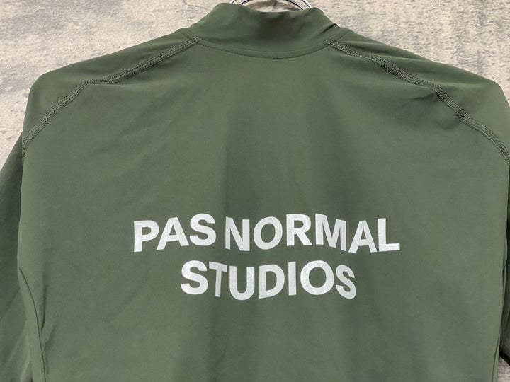 KJ296 パスノーマルスタジオ PAS NORMAL STUDIOS Essential Jersey 半袖 サイクルジャージ カーキ S