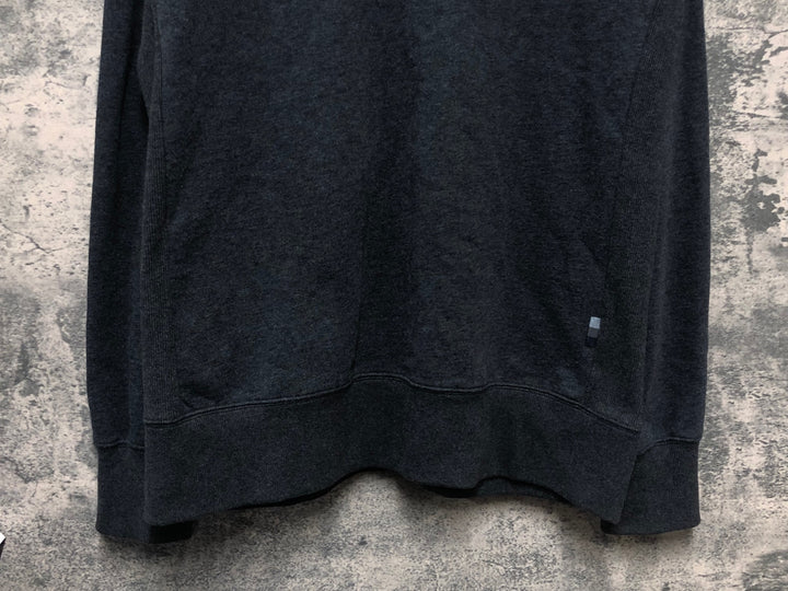KL359 ラファ Rapha LOGO TRACK JACKET トラックジャケット グレー L 裏起毛