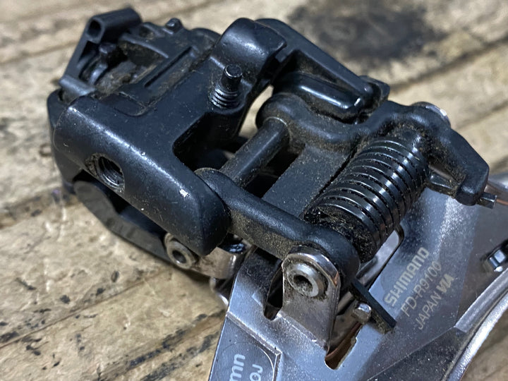 KH284 シマノ SHIMANO デュラエース DURA-ACE FD-R9100 フロントディレイラー  直付け ※ボルト、ワッシャー欠品