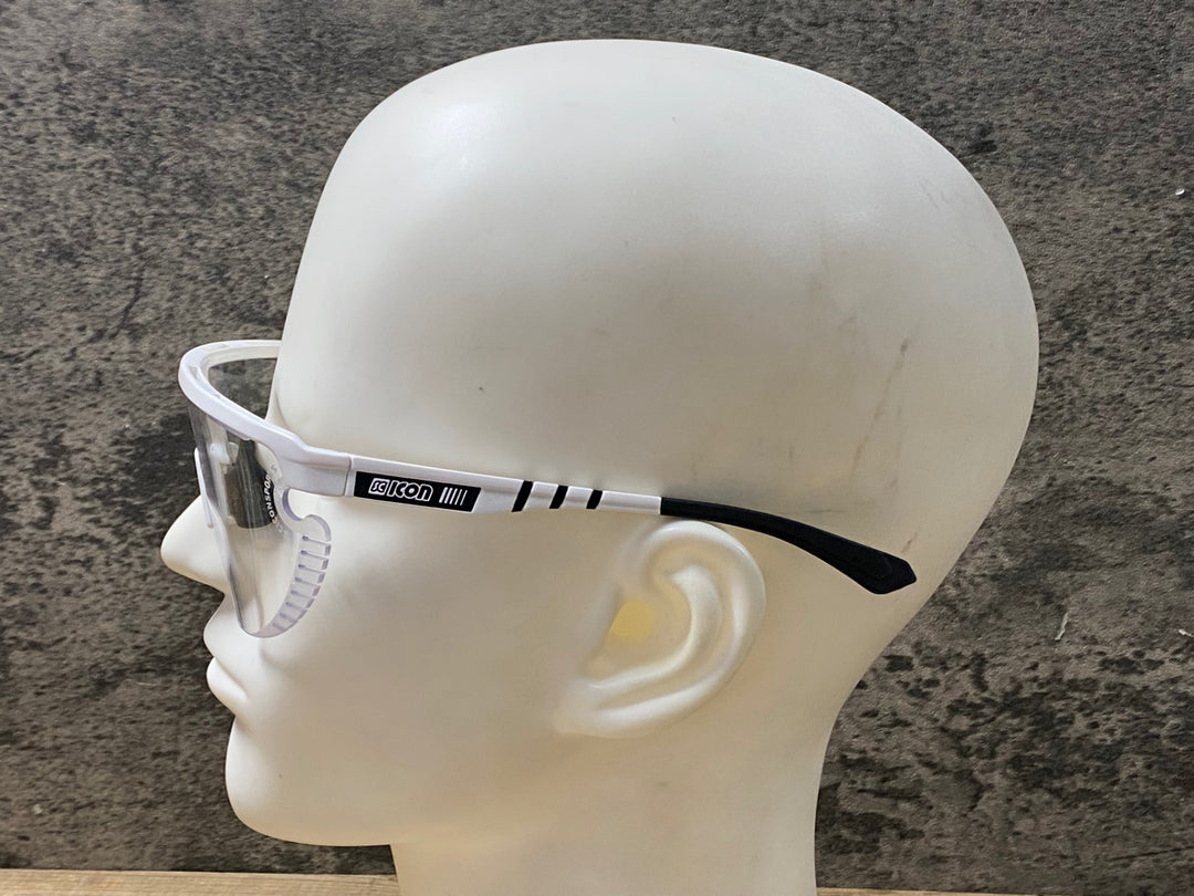 KI536 シーコン SCICON AEROWING サングラス アイウェア 白 クリアレンズ