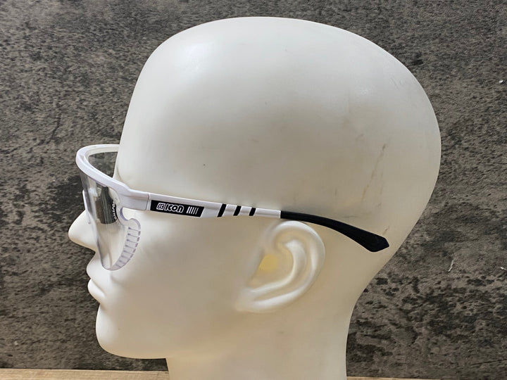 KI536 シーコン SCICON AEROWING サングラス アイウェア 白 クリアレンズ