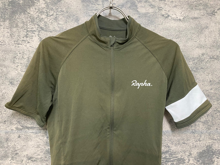 JP922 ラファ Rapha CORE JERSEY 半袖 サイクルジャージ カーキ XS