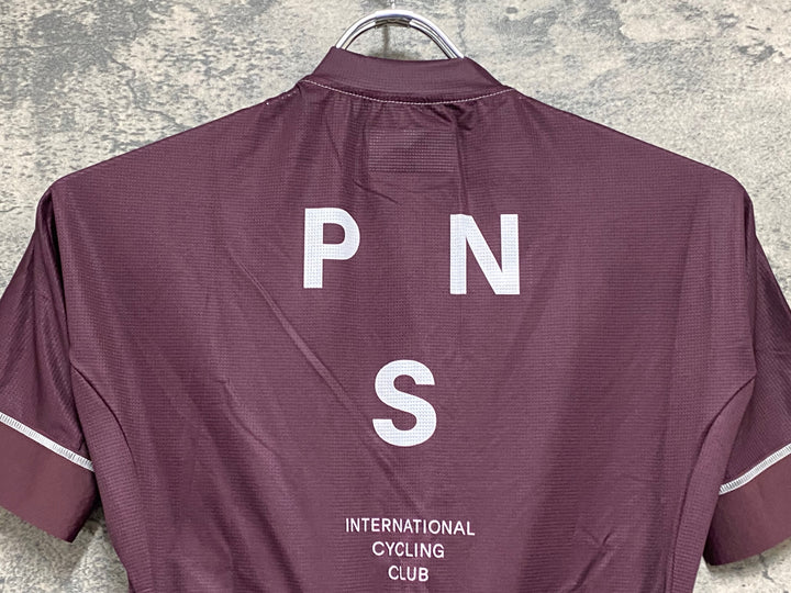 KJ286 パスノーマルスタジオ PAS NORMAL STUDIOS Men's Mechanism Jersey 半袖 サイクルジャージ 紫 S