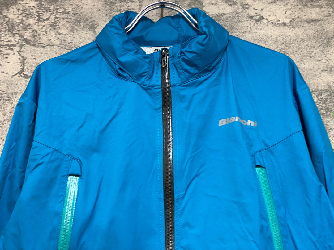 JN257 ビアンキ BIANCHI 長袖 サイクルジャケット 防水 チェレステカラー Ｓ