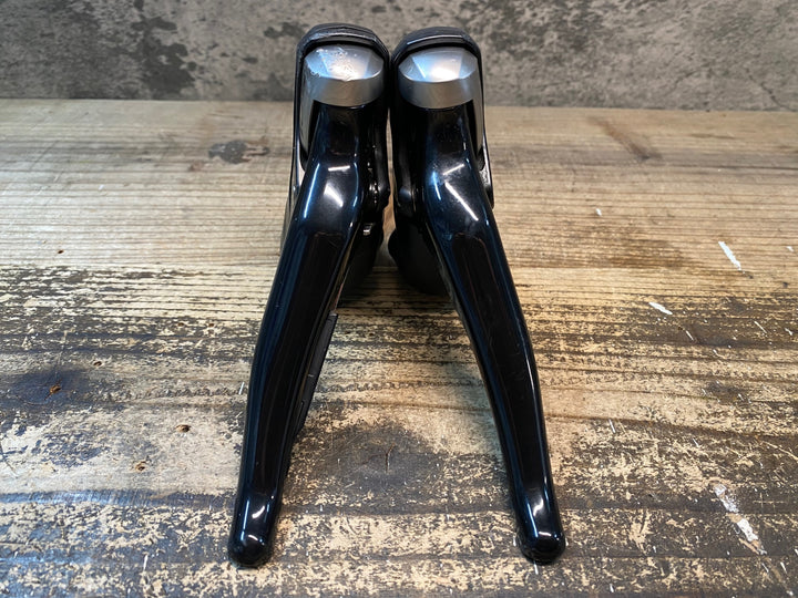 JE525 シマノ SHIMANO 105 ST-5800 STIレバー 左右セット 2x11S ※右レバー操作部外開きのためジャンク