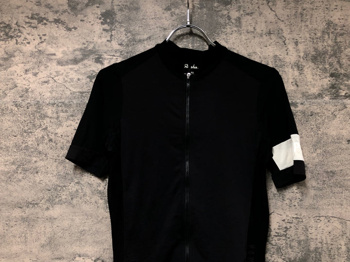 JS840 ラファ Rapha PRO TEAM CLIMBER'S JERSEY 半袖 サイクルジャージ 黒 S