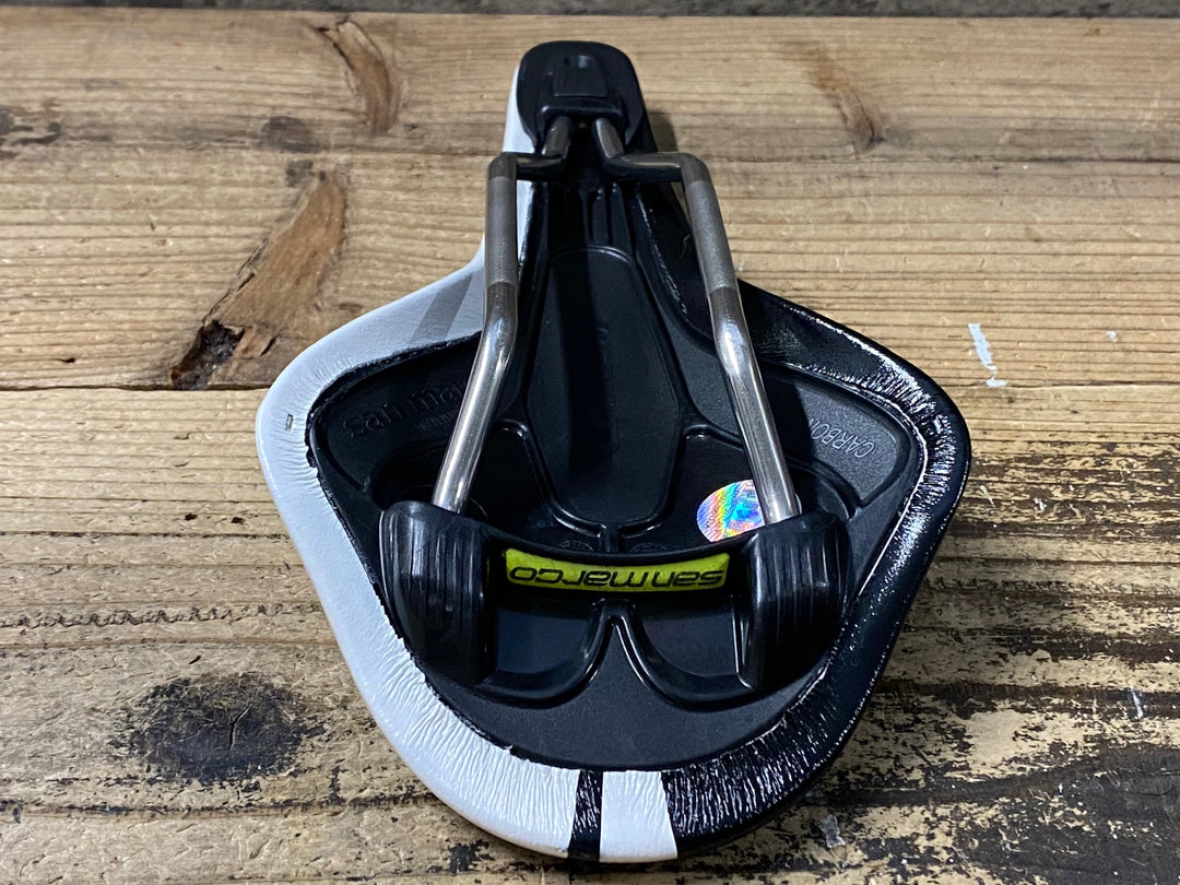 KO317 サンマルコ selle sanmarco concor RACING TEAM サドル 白 黒 134mm XSiLiTE