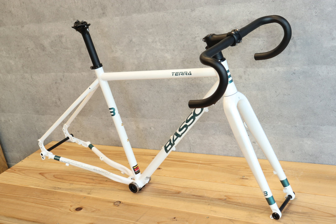 【未使用】 バッソ BASSO テラ ビアンコ TERRA BIANCO 2025年頃 480サイズ  スチール グラベル ロードバイク フレームセット 【さいたま浦和店】