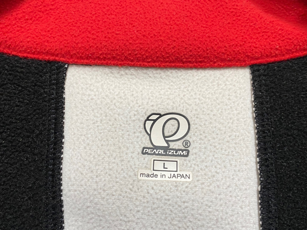 KA638 パールイズミ PEARL iZUMi 長袖 サイクルジャケット 白 黒 L 裏起毛 SUBARU