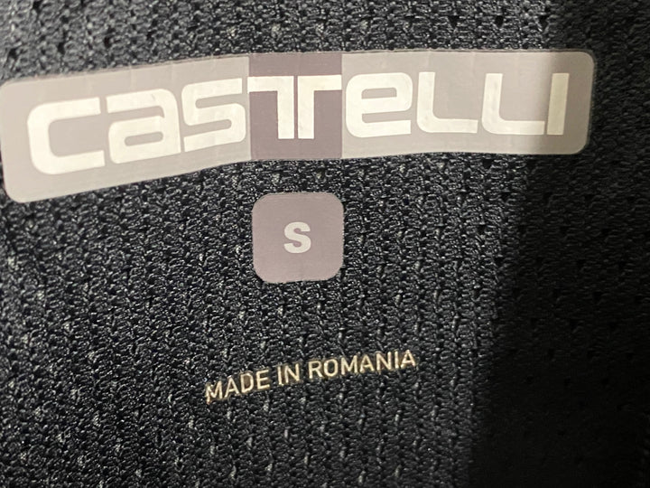 KE426 カステリ CASTELLI ROSSO CORSA 半袖 サイクルジャージ 紺 S perfetto