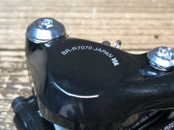 JQ304 シマノ SHIMANO 105 BR-R7070 ディスクブレーキ キャリパー 前後セット ブラック