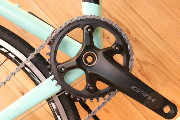 【フロントシングル仕様】 ビアンキ BIANCHI ヴィアニローネ VIA NIRONE 7 2021年モデル 53サイズ シマノ 105 R7000 MIX 11S アルミ ロードバイク 【芦屋店】