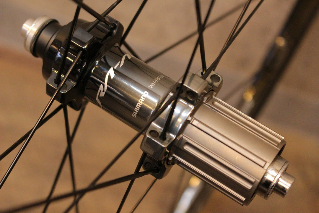 決算SALE シマノ SHIMANO デュラエース DURA-ACE WH-R9100-C24-CL アルミ/カーボン クリンチャー ホイールセット シマノ 11/12S 15C 【名古屋店】