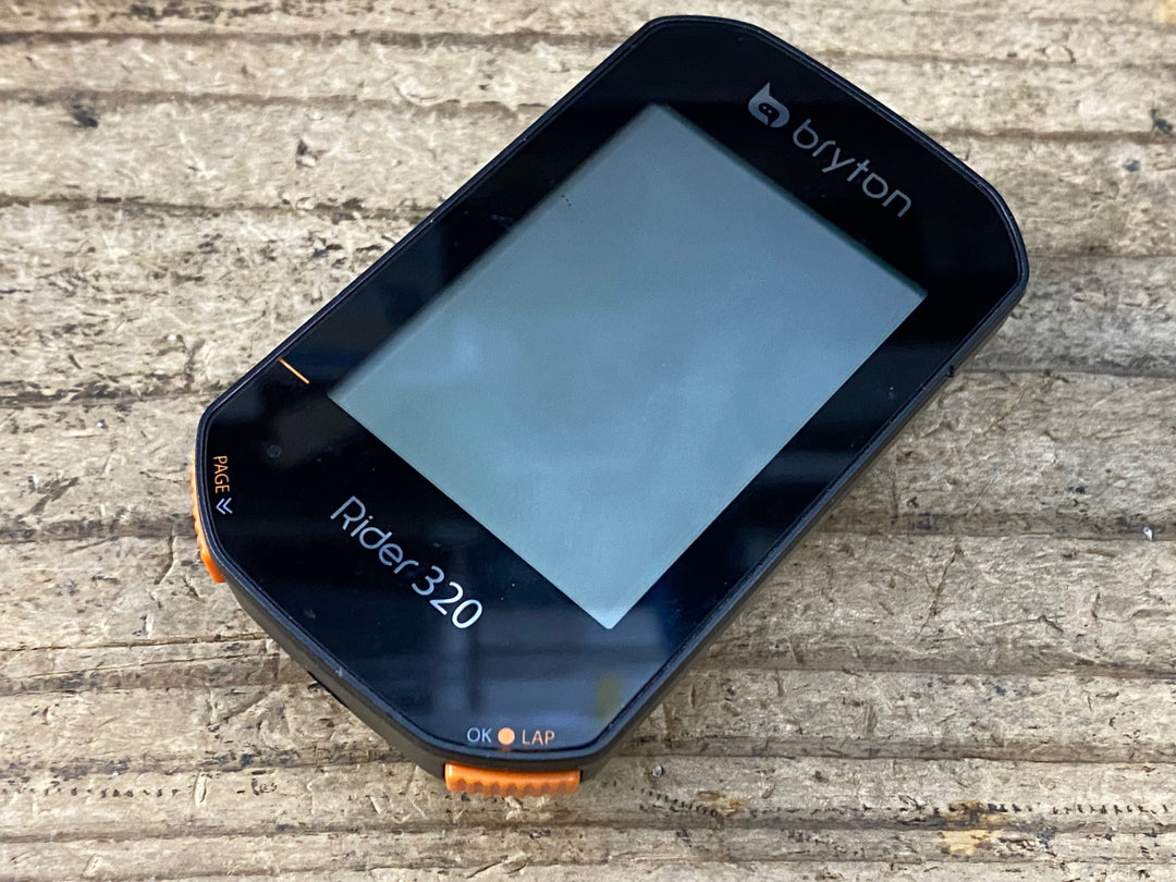 JY923 ブライトン bryton Rider 320 サイクルコンピューター 本体のみ 起動確認済み
