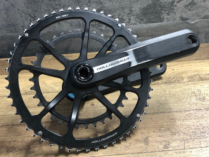 JR073 ホログラム HOLLOWGRAM スパイダー クランクセット 52/36T 170mm FG11