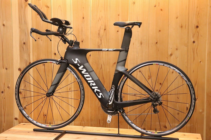 スペシャライズド SPECIALIZED シヴ S-WORKS SHIV 2016年モデル Sサイズ シマノ デュラエース 9070 MIX DI2 カーボン トライアスロンバイク 【芦屋店】