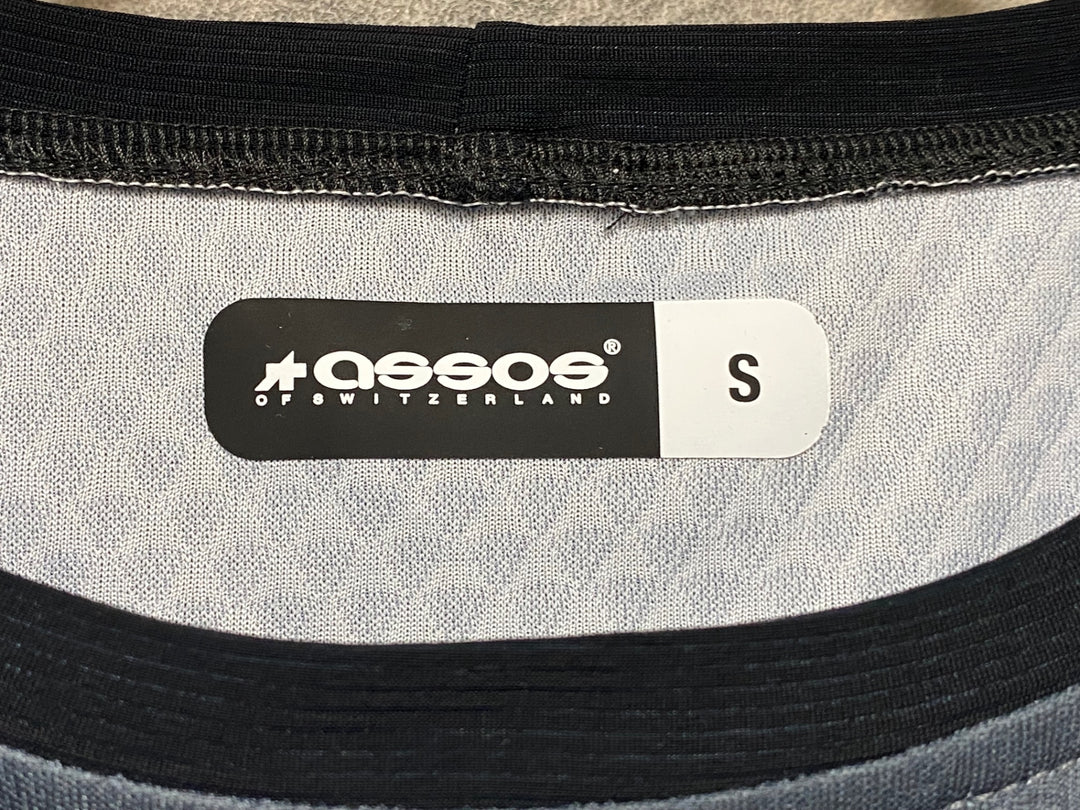 JL102 アソス assos TRAIL LS JERSEY T3 長袖 サイクルジャージ グレー 黒 S
