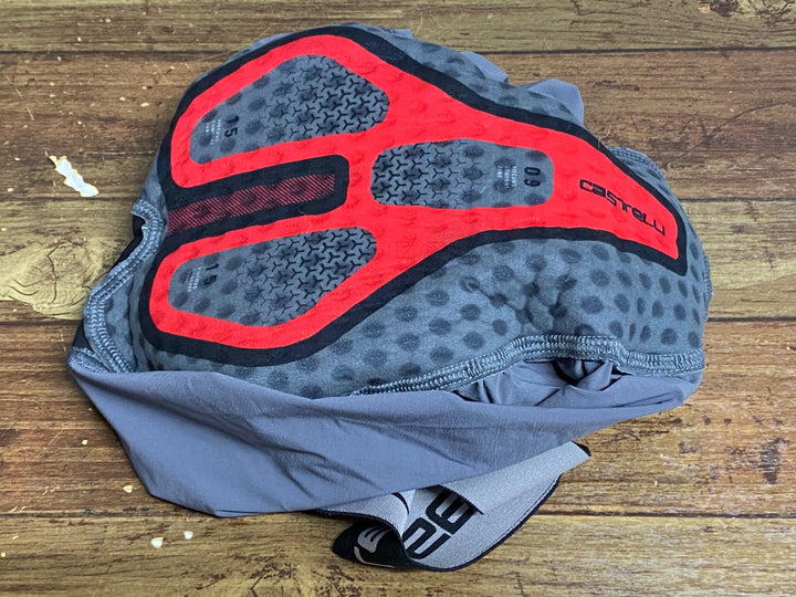 KB681 カステリ CASTELLI PREMIO EVO BIBSHORT ビブショーツ グレー M