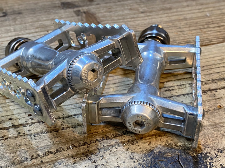 JU428 三ヶ島ペダル MKS シルバン SYLVAN Stream NEXT Ezy Superior シルバー フラットペダル
