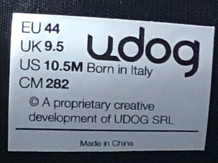 KF447 udog DISTANZA ビンディングシューズ グレー 黒 EU44 2穴