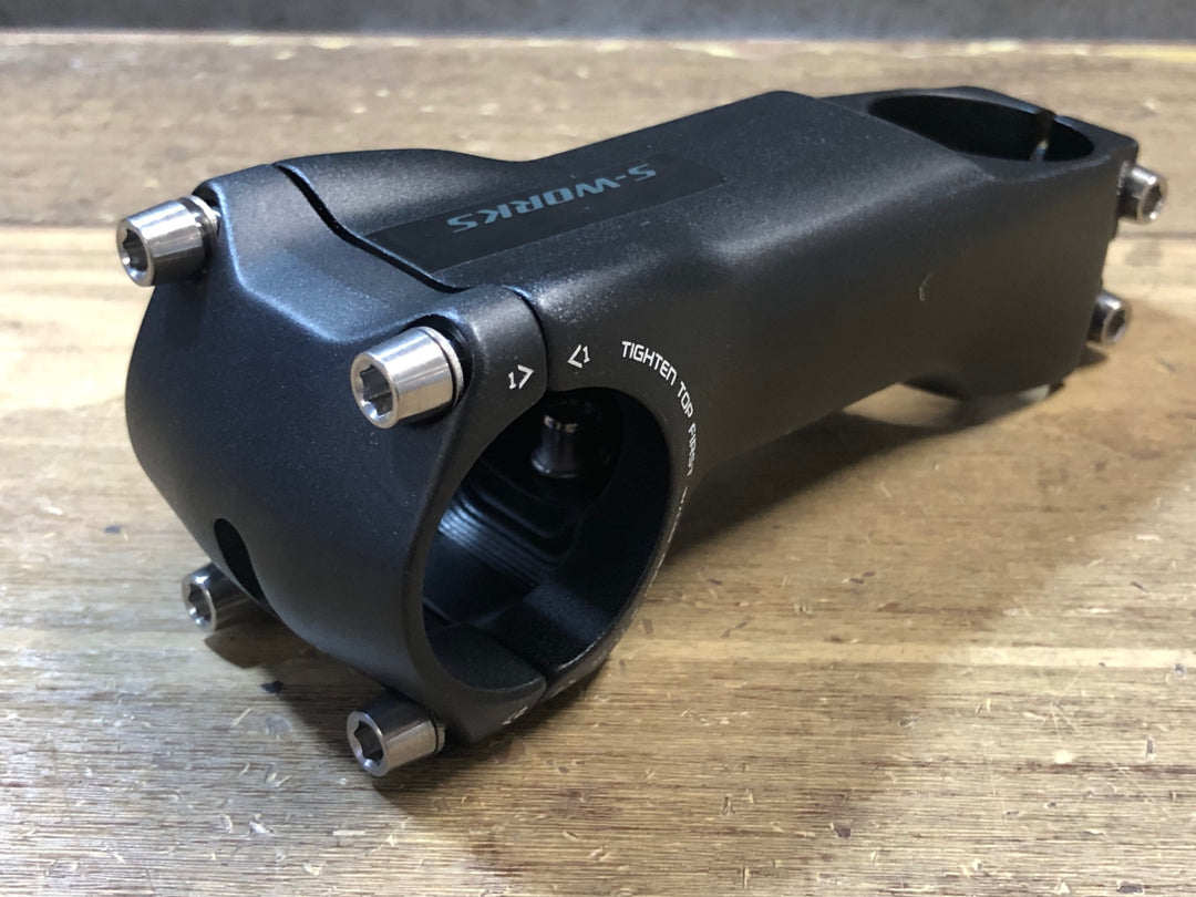IR460 スペシャライズド SPECIALIZED S-WORKS TARMAC STEM アルミ ステム 黒 90mm Φ31.8 OS 6°