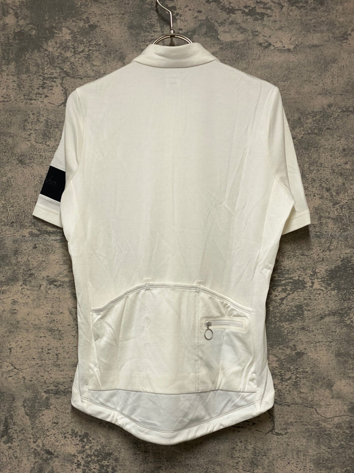 KH998 ラファ Rapha CLASSIC JERSEY Ⅱ 半袖 サイクルジャージ 白 S