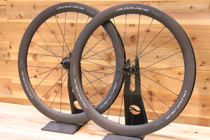 未走行品！ シマノ SHIMANO デュラエース DURA-ACE WH-R9270-C50-TL 12S 21C カーボン チューブレス ロードバイク ホイールセット 【広島店】