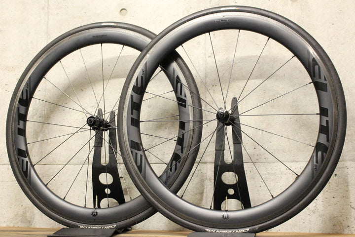 エリートホイールズ ELITEWHEELS Marvel 50V カーボン チューブレス ホイールセット シマノ12S/11S 【福岡店】