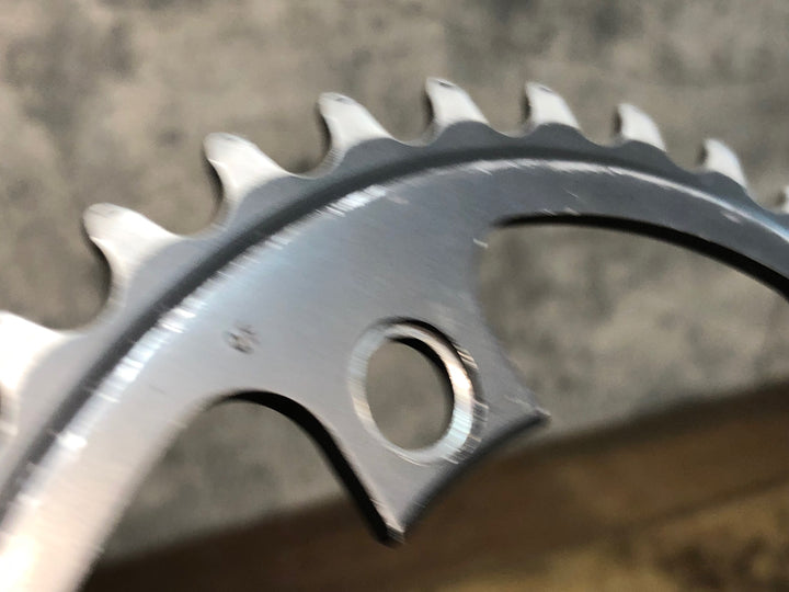 JC022 シマノ SHIMANO アルテグラ ULTEGRA FC-R8000 チェーンリング セット 53-39T ※歯の摩耗大の為ジャンク