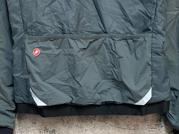 KL521 カステリ CASTELLI GORE TEX INFINIUM サイクルダウンジャケット 緑 S