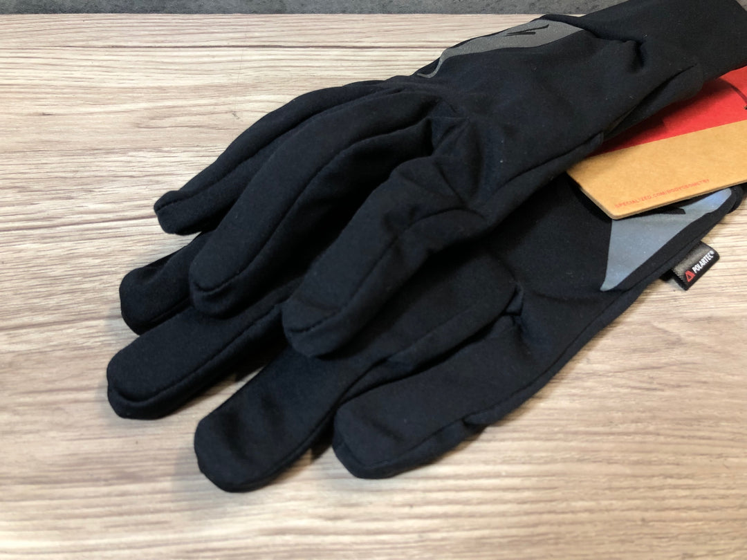 JV587 スペシャライズド SPECIALIZED PRIME SERIES WATATERPROOF 長指 グローブ 黒 S 裏起毛 POLARTEC