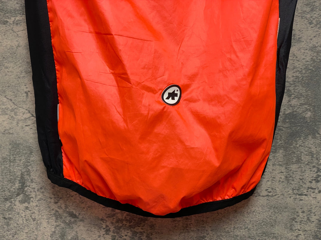 JQ079 アソス ASSOS MILLE GT Wind Vest サイクルベスト ジレ オレンジ M