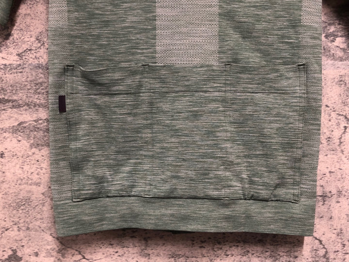 JF705 パスノーマルスタジオ PAS NORMAL STUDIOS Men's Escapism Knit Jersey 半袖サイクルジャージ 緑 XS