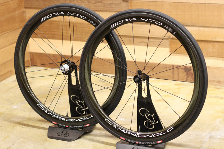 カンパニョーロ CAMPAGNOLO ボーラ BORA WTO 45 カーボン チューブレス ホイールセット シマノ 12/11S 19C 【立川店】
