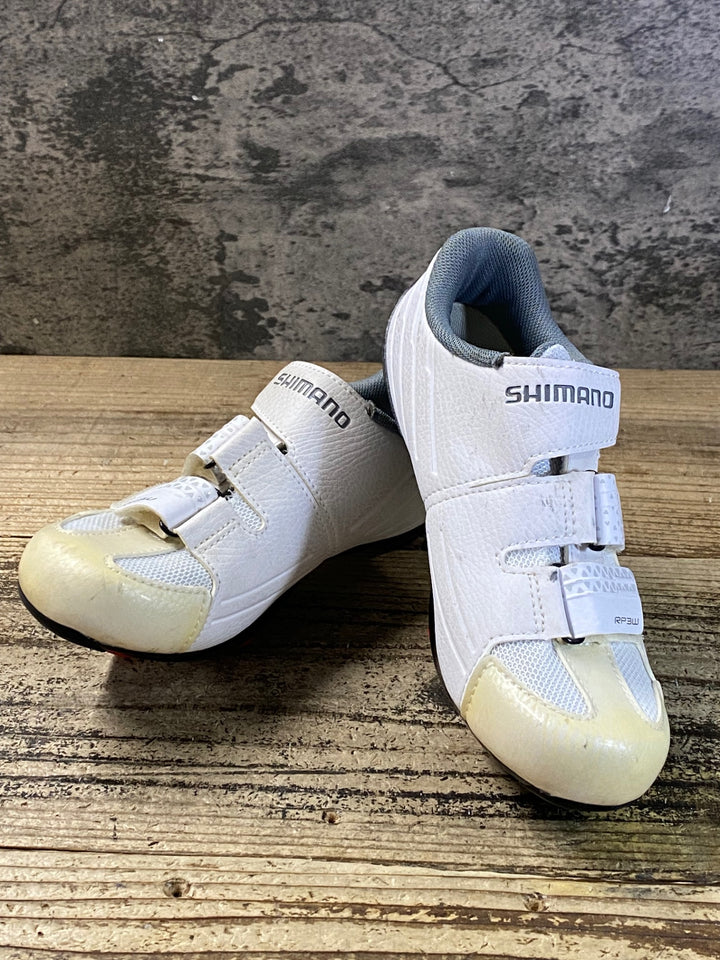 JN455 シマノ SHIMANO RP3W ビンディングシューズ SPD-SL 白 EU36